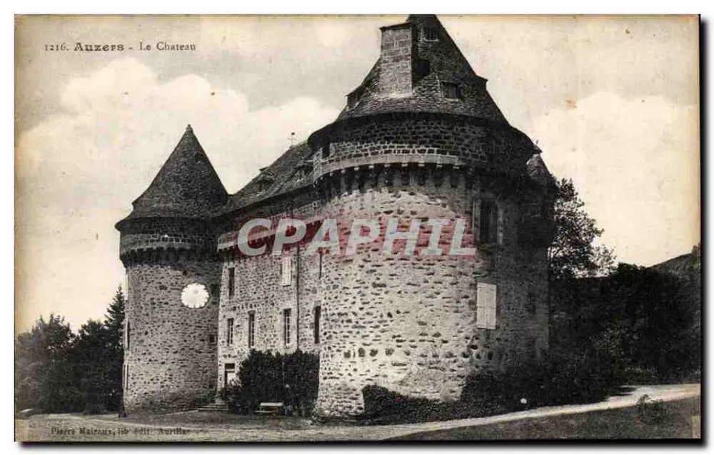 Auzers - O Castelo — Pierre Balaire, série 4216, Auriac - Frente