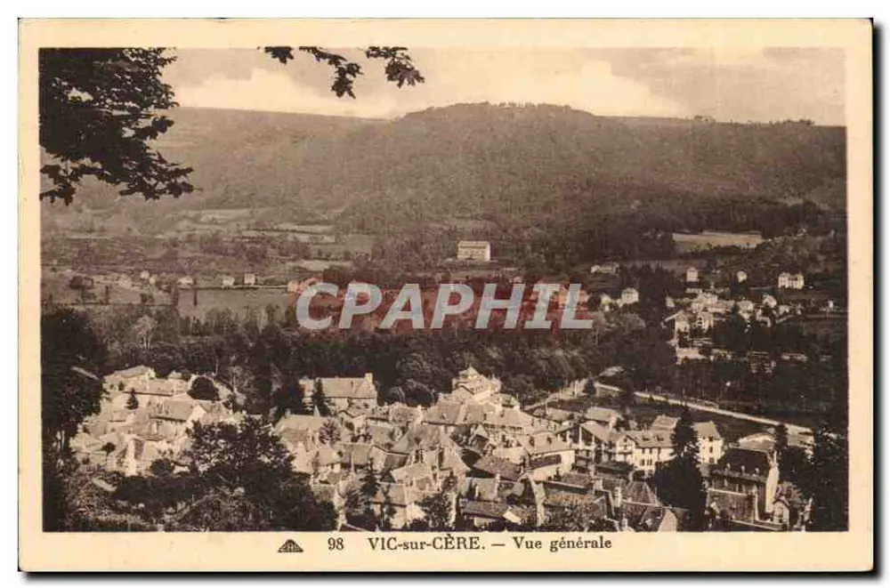 VIC-sur-CÈRE — Vista geral — Cie des Arts Photographiques de Strasbourg - Frente