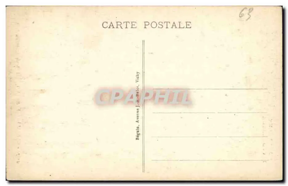 Clermont-Ferrand — Abside da Nossa Senhora do Porto, monumento histórico do século X — Idsal, n° 4087 - Verso