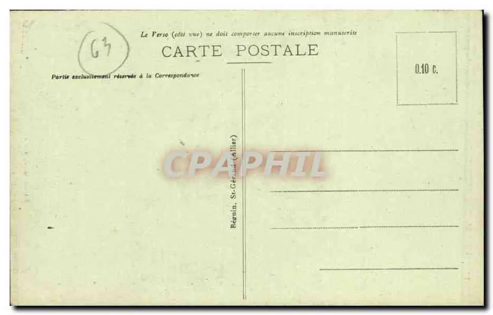 Thiers (P.-de-D.) — O Ponte Saint-Roch e a Margeride — Edição Guillet Thiers - Verso