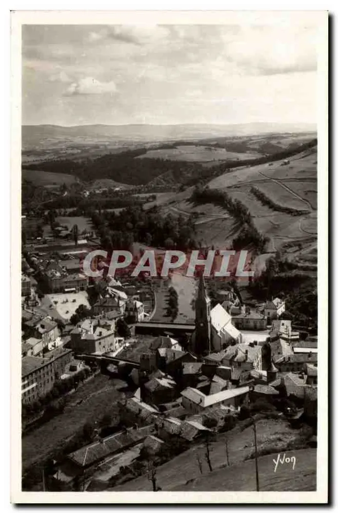 Saint-Flour (Cantal) — Le faubourg et les monts de la Margeride — Éditions d'Art Yvon, Paris - Vorderseite