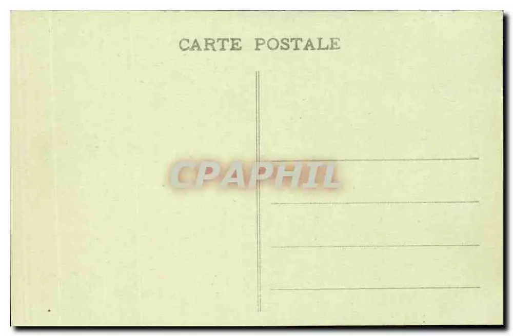 Schloss Fontainebleau — Ehrentor — Verlag Nr. 2166 - Rückseite