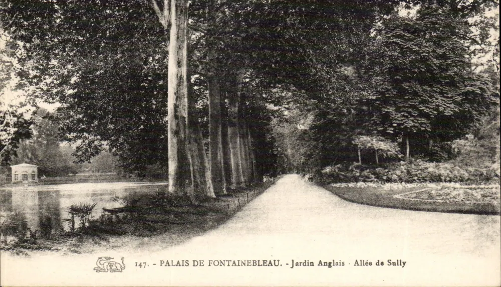 Schloss Fontainebleau — Englischer Garten - Avenue de Sully — n°147 - Vorderseite