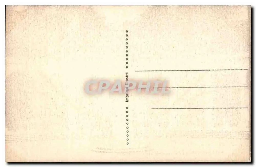 Parque de Versailles - Bosquet das Colunatas — editor Imprimerie Illustrée - Verso