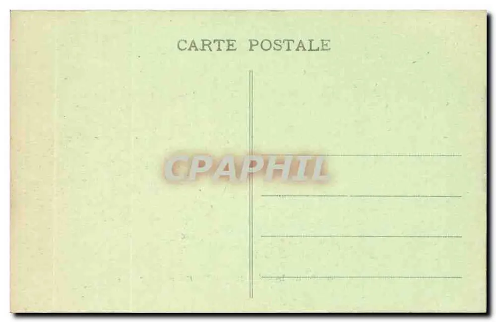 Palast von Fontainebleau — Ansicht vom Erdgeschoss — unbekannter Verleger, Nr. 44 - Rückseite