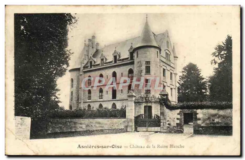 Asnières-sur-Oise — Schloss der Weißen Königin - Vorderseite