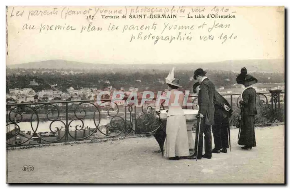 Terrace de Saint-Germain — A mesa de orientação — Editor EID, n°167 - Frente