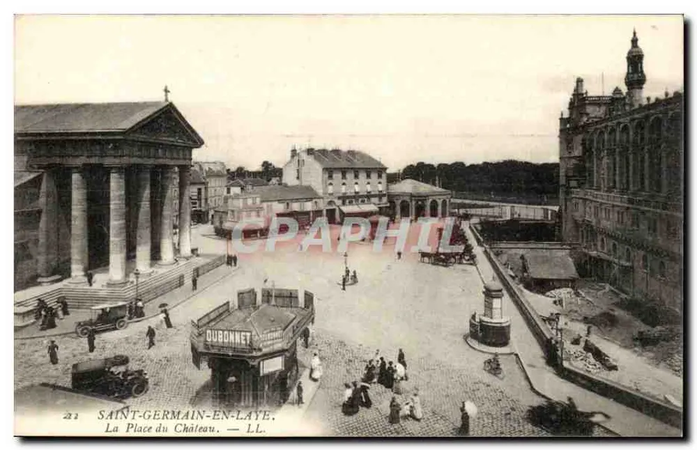 Saint-Germain-en-Laye — A Place du Château — LL. Dubonnet - Frente