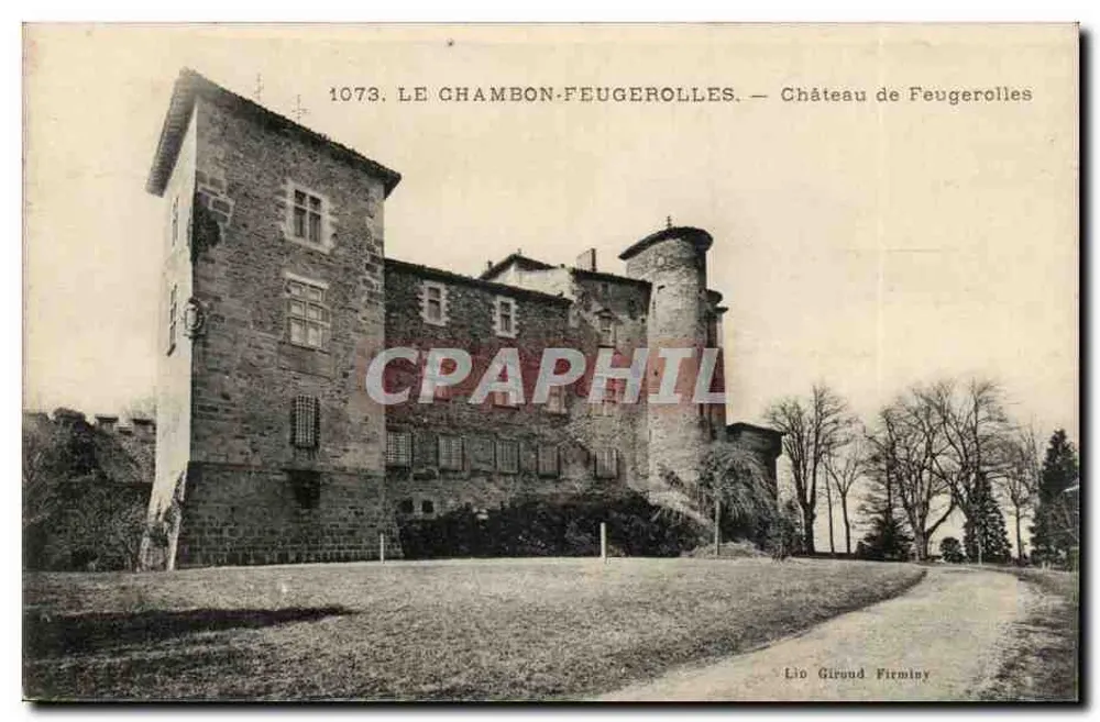 Chambon-Feugerolles — Castelo de Feugerolles — Lio Girond Firminy - Frente