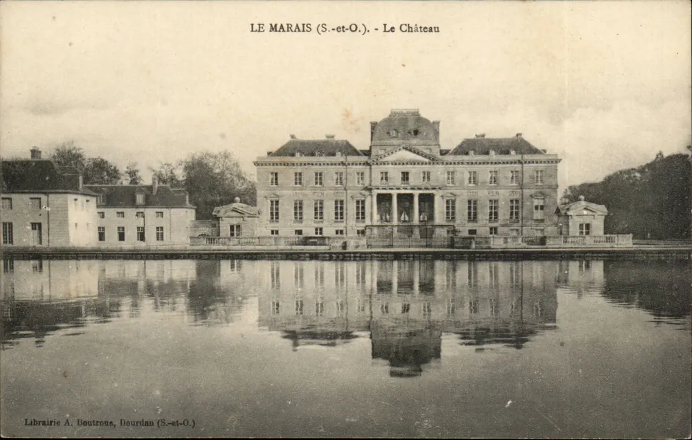 Le Marais (S.-et-O.) - O Castelo — Livraria A. Boutrone, Dourdan (S.-et-O.) - Frente