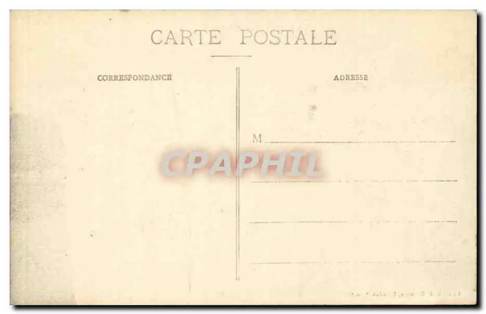 Le Marais (S.-et-O.) - O Castelo — Livraria A. Boutrone, Dourdan (S.-et-O.) - Verso