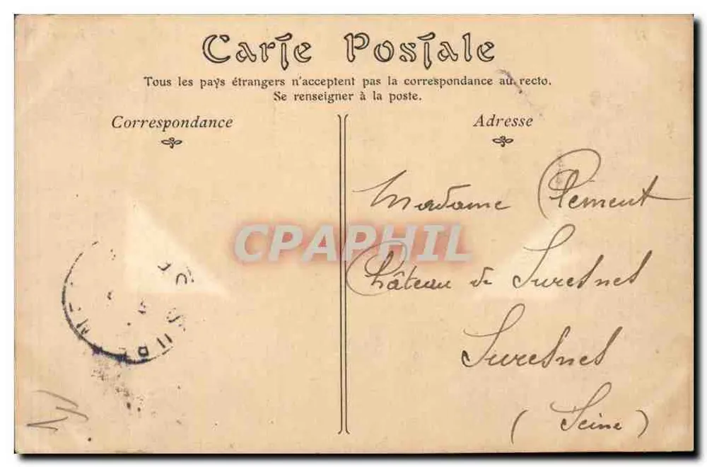 Saint-Prix — O Castelo da Ferme — ND P. — n° 57 - Verso