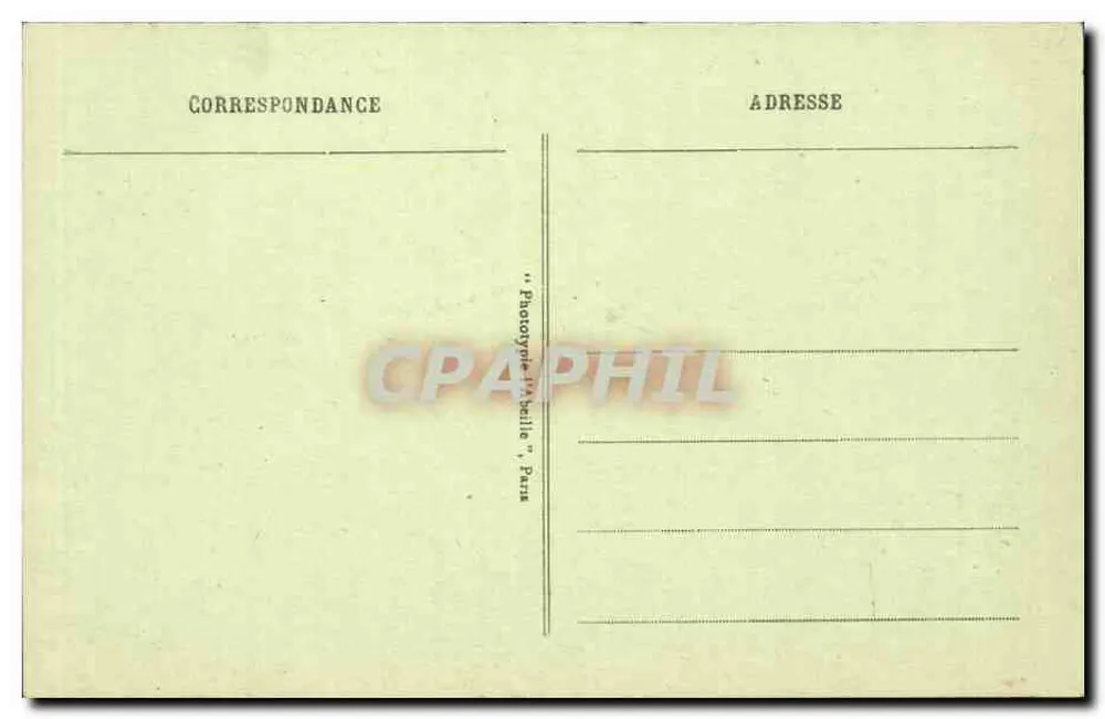 St-Cloud - O Parque - Avenida das Estátuas — editor ADEILLI, Paris, n°4 - Verso