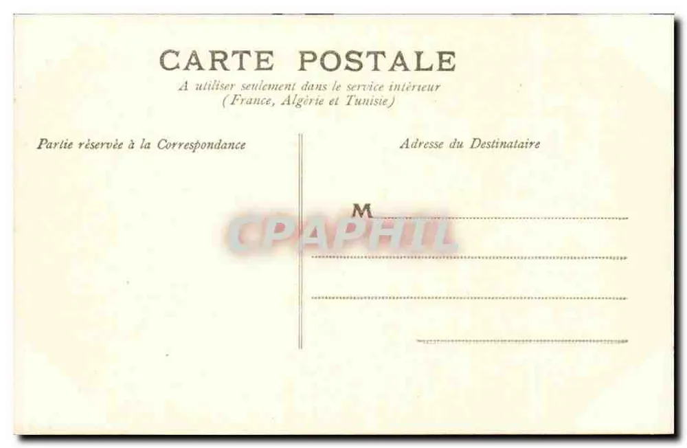 Tours — Place du Palais de Justice — M.T. n°33 - Verso