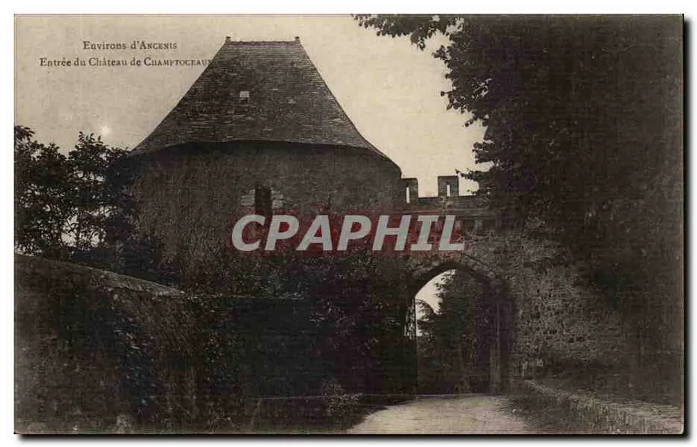 Entrada do Castelo de Champtonceaux — Arredores de Ancenis — editor não identificado - Frente