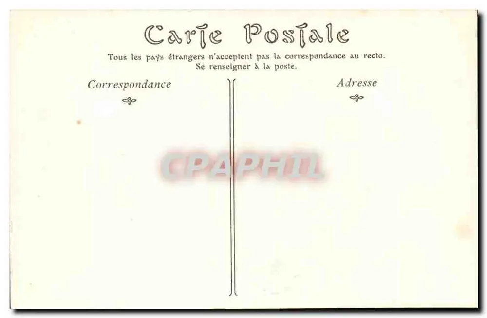 Azay-le-Rideau — O Castelo, Fachada Oriental — Pérical, livraria - Tours - Verso