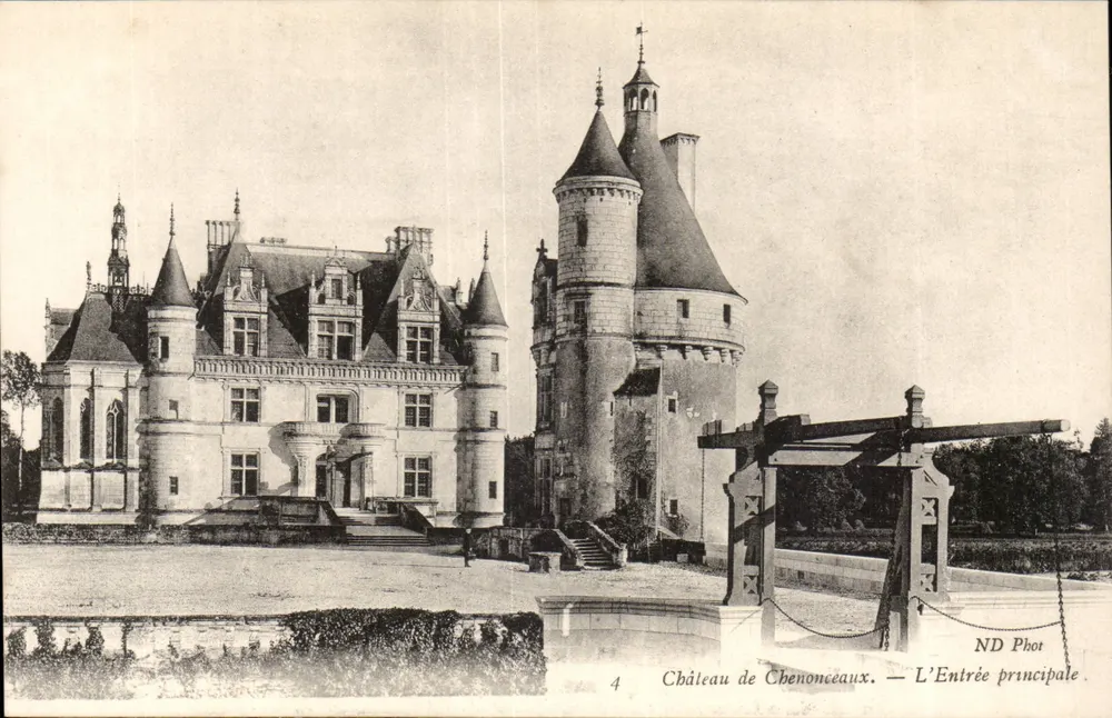 Castello di Chenonceaux — L'ingresso principale — ND Phor, n°4 - Recto