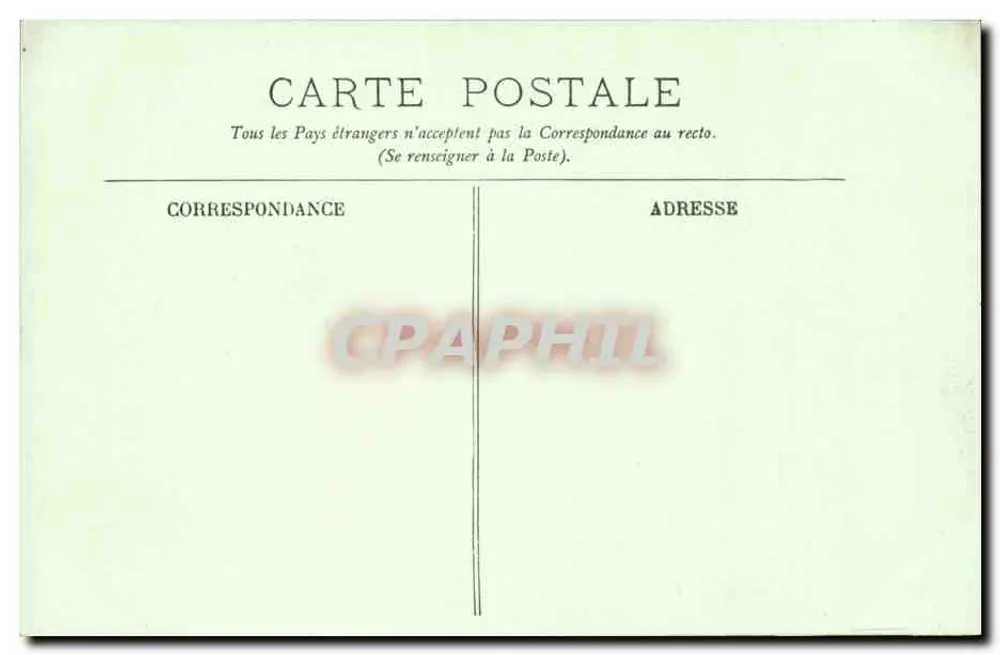 Cheverny — O Castelo — A Fachada Norte — LL. - Verso