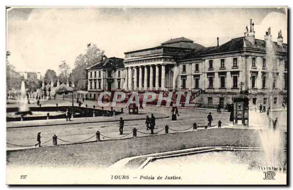 Tours — Palácio da Justiça — Fotografia JND n° 237 - Frente