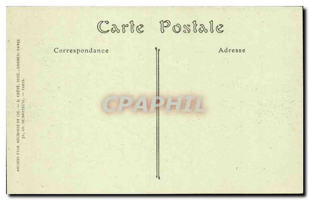 Tours — Palácio da Justiça — Fotografia JND n° 237 - Verso