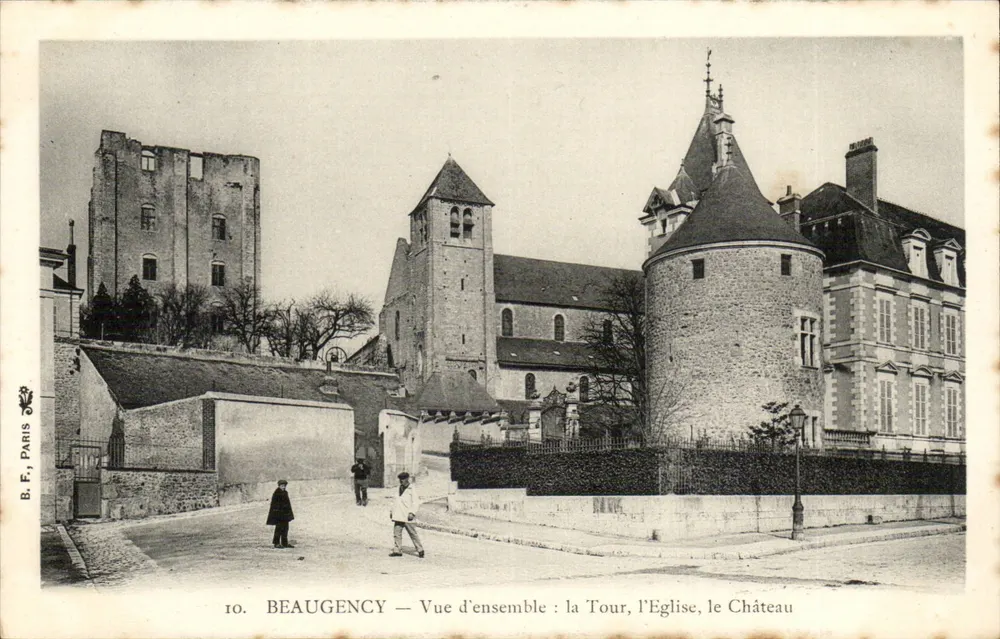 Beaugency — Übersicht: Die Turm, Die Kirche, Das Schloss — B.F., Paris, n°10 - Vorderseite