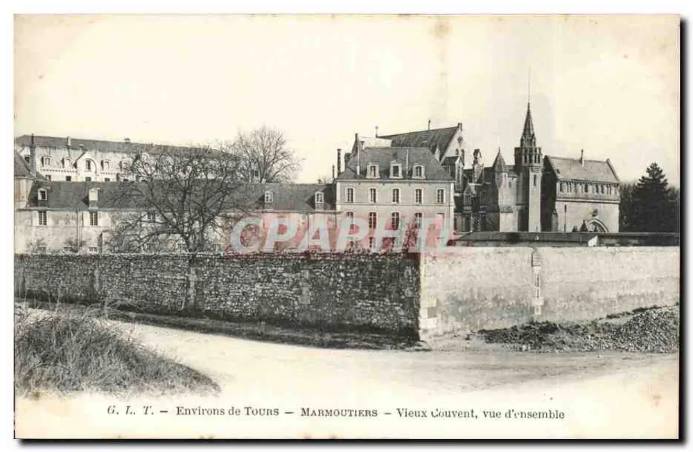 Marmoutiers — Altes Kloster, Gesamtansicht — G. L. T. - Vorderseite