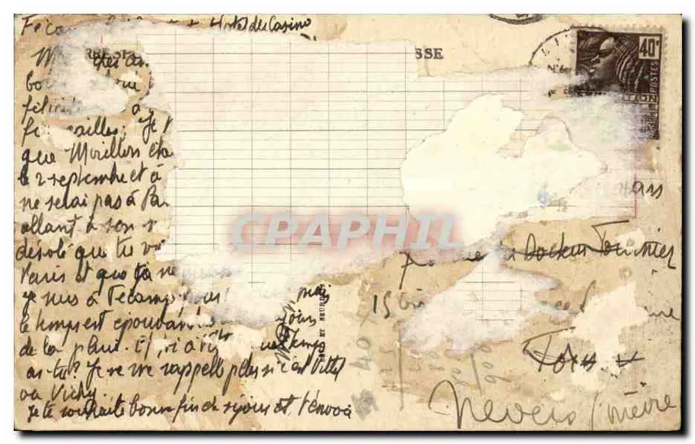 FÉCAMP — As Cabines e a Praia — LL - Verso