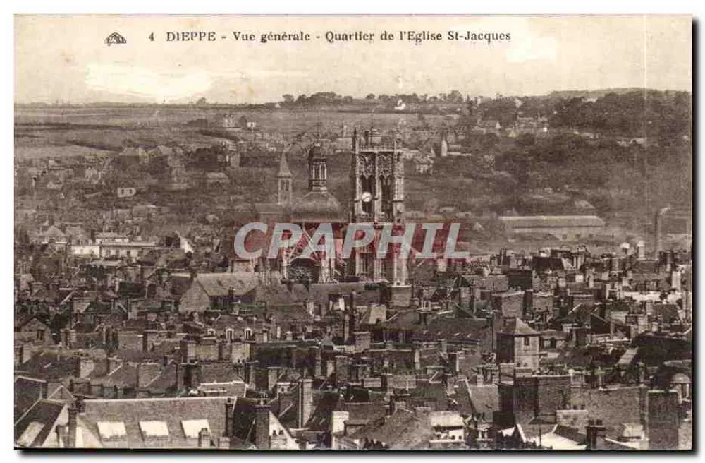 Dieppe - Allgemeine Ansicht - Kirchenviertel St-Jacques - Vorderseite