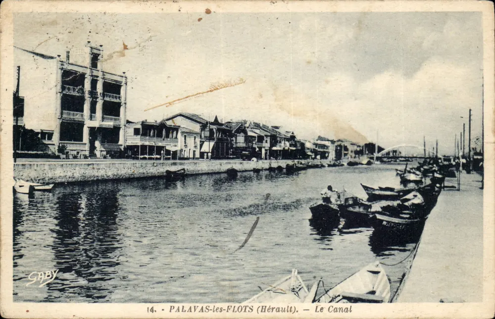 Palavas-les-Flots (Hérault) — O Canal — Gaby, n°14 - Frente