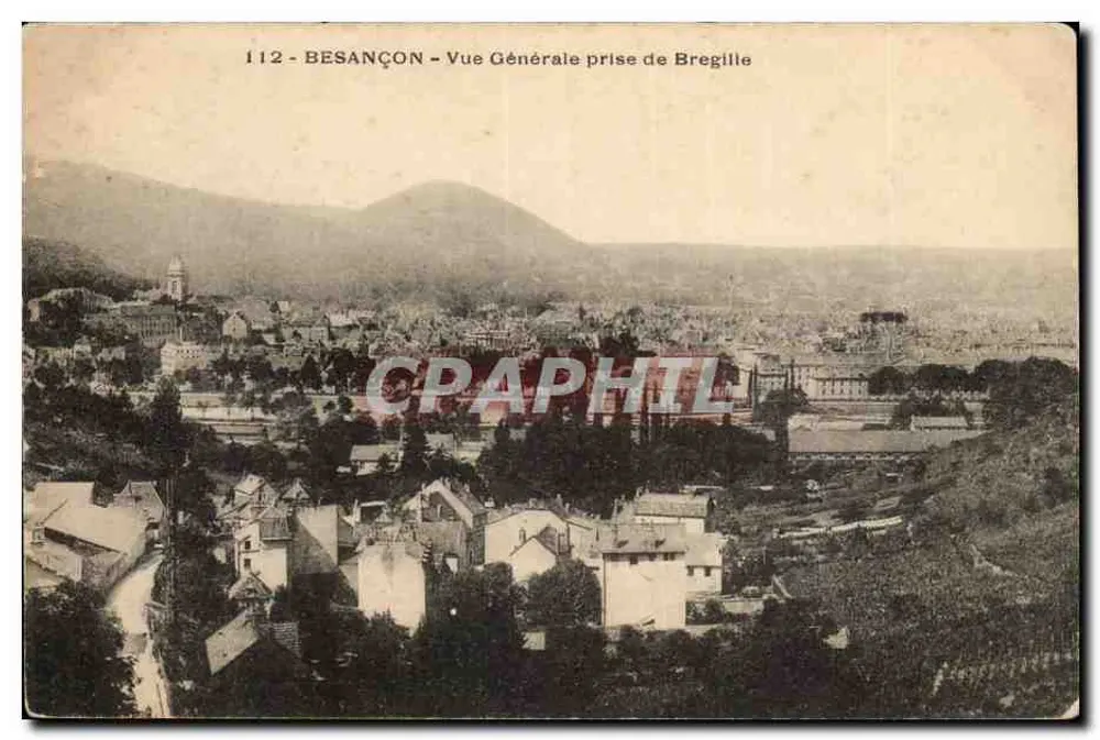 Besançon — Vista Geral tirada de Bregille — 112 - Frente