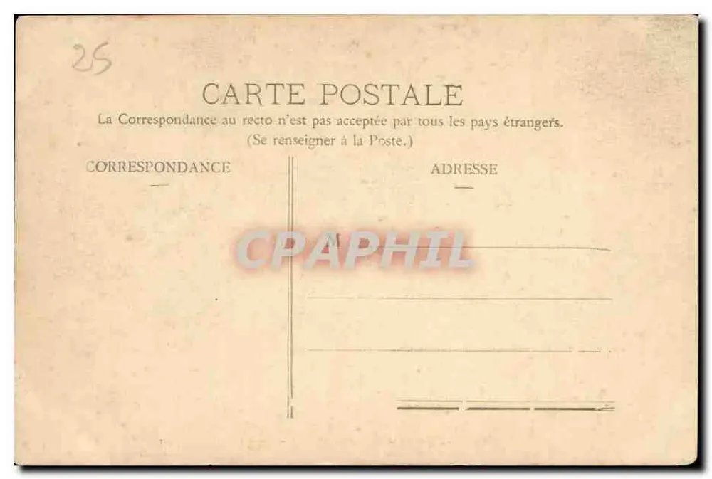 Besançon — Vista Geral tirada de Bregille — 112 - Verso