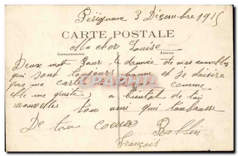 Sautière (Servilhote) — Cena de vida no Périgord — editor desconhecido, n°3 - Verso