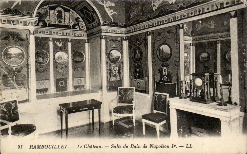 Rambouillet — 1. Schloss — Badezimmer von Napoleon I. — LL - Vorderseite