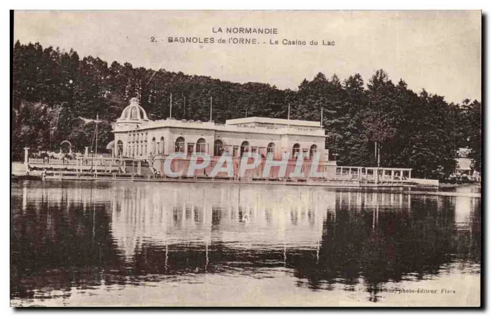 Bagnolles-de-l'Orne - Das Casino am See — Normandie, Verlag Flees, n°2 - Vorderseite
