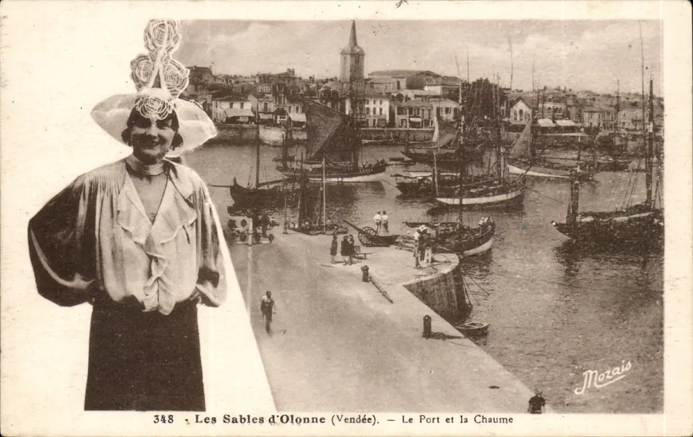 Les Sables d'Olonne (Vendée) — Der Hafen und die Chaume — Morais, n°348 - Vorderseite