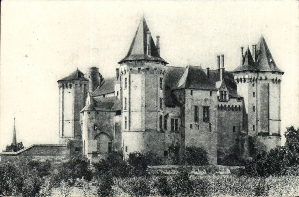 Saumur (M.-et-L.) — O Castelo — Héliogravure Coeur & Macon - Frente