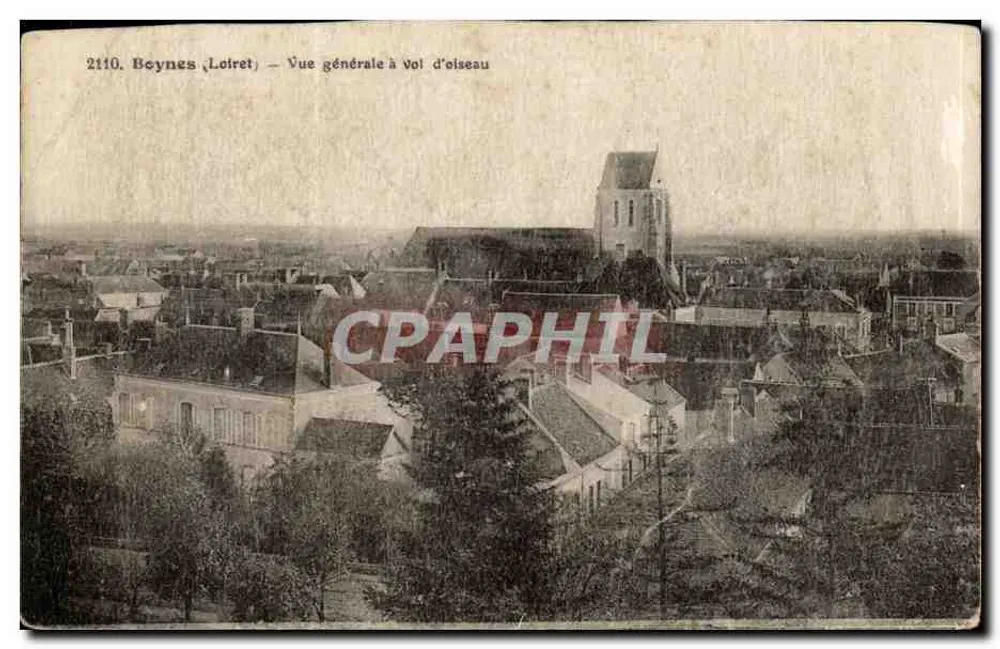 Beynes (Loiret) — Vista geral aérea — n° 2110 - Frente