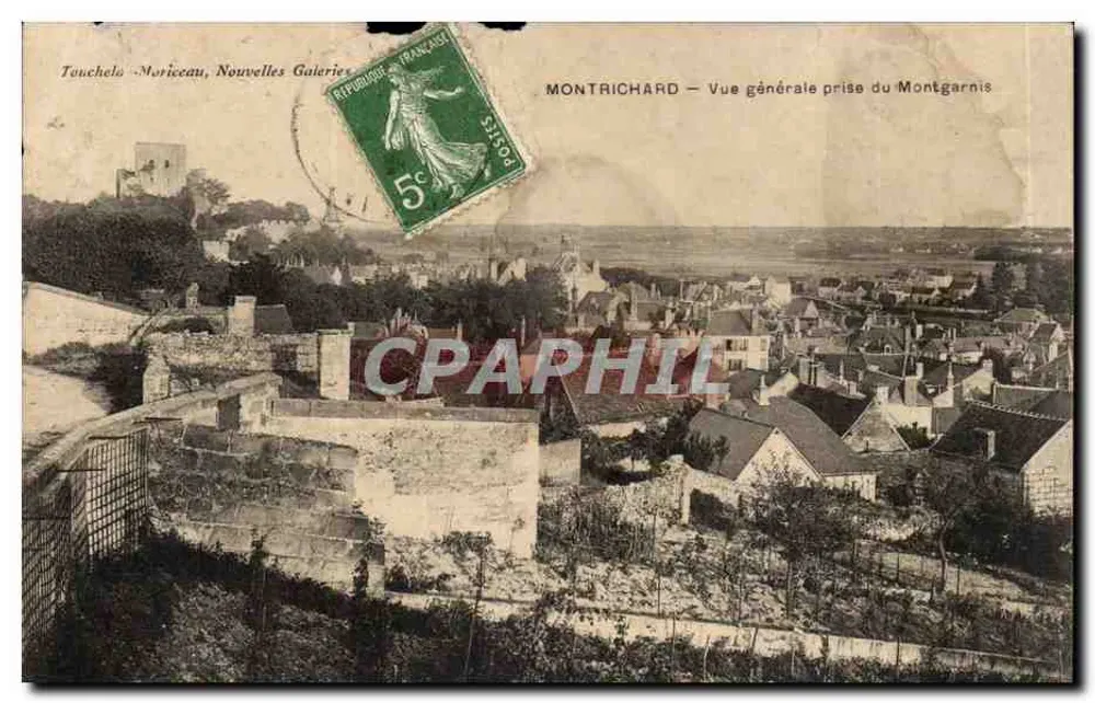 Montrichard — Allgemeiner Blick von Montgarnis — Touchelo-Moriceau, Nouvelles Galeries - Vorderseite