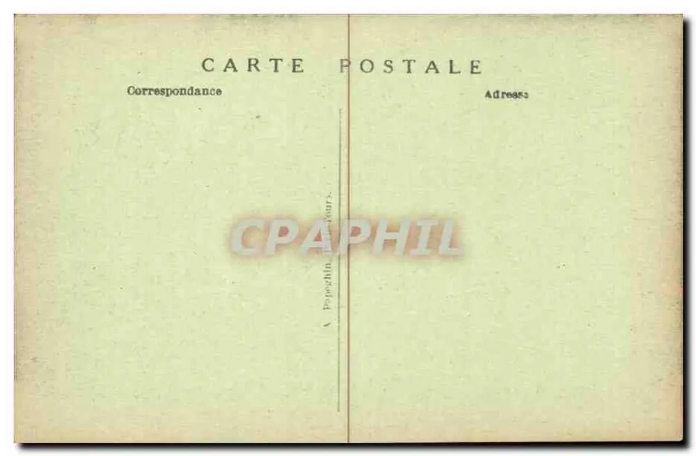 Tours (Loire-et-Cher) — O Jardim das Prebendas d’Oë — A. P. - Verso