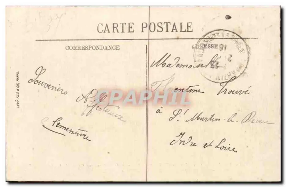 Monts (I.-et-L.) — Il Viadotto sull'Indre — LL - Verso