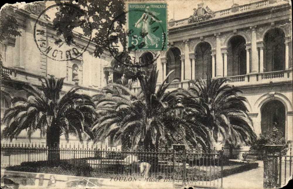 Toulon — Museu Biblioteca — editor não identificado, número de série não visível - Frente