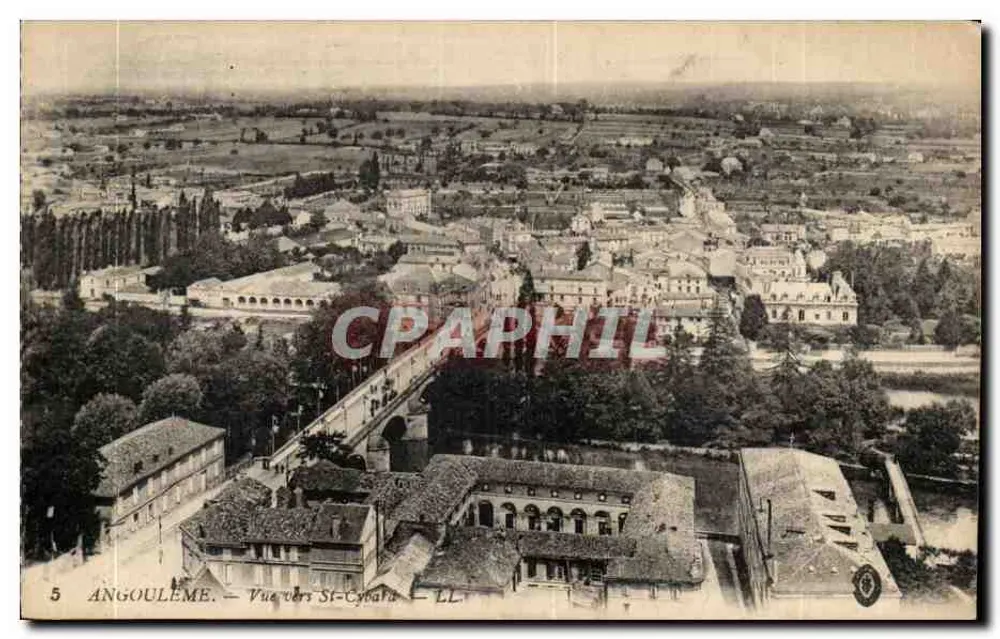 Angoulême — Widok ku Świętemu Cybarisowi — LL, n°5 - Awers