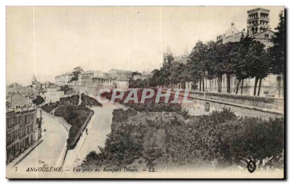Angoulême — Ansicht vom Désaix-Bastion — LL. n°7 - Vorderseite