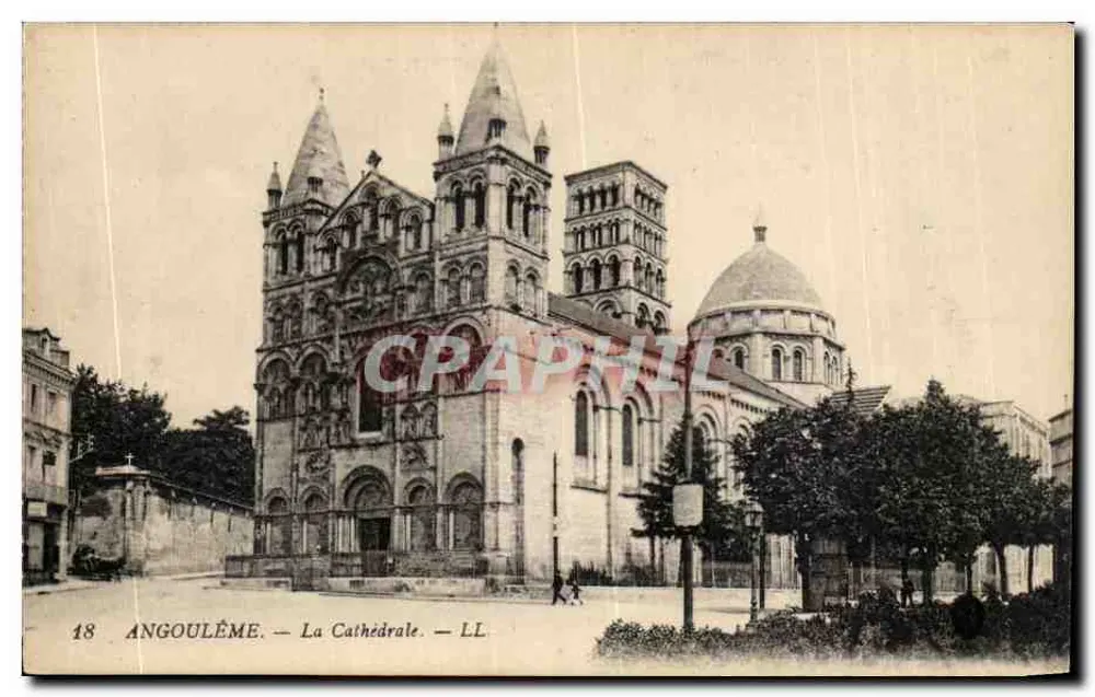 Angoulême — A Catedral — LL - Frente
