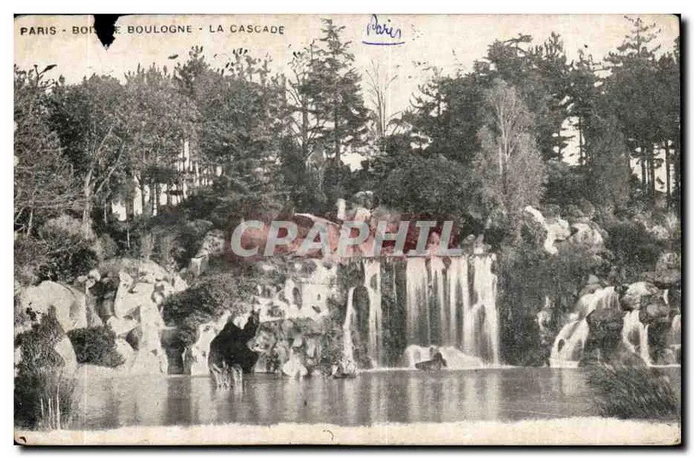 Parijs - Bois de Boulogne - De Waterval — uitgever niet zichtbaar - Voorkant