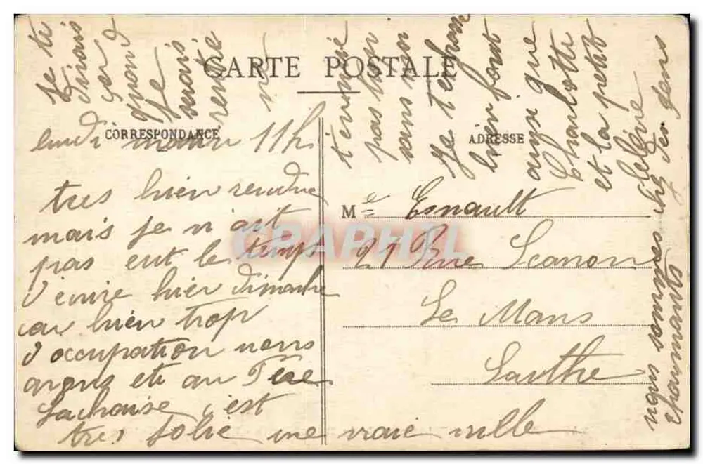 Paris - Der Sieg der Republik - Place de la Nation - Verleger: n° 247 - Rückseite