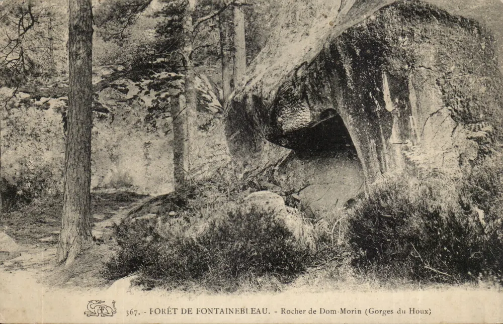 Wald von Fontainebleau — Felsen von Dom-Morin (Gorges du Houx) — n° 367 - Vorderseite