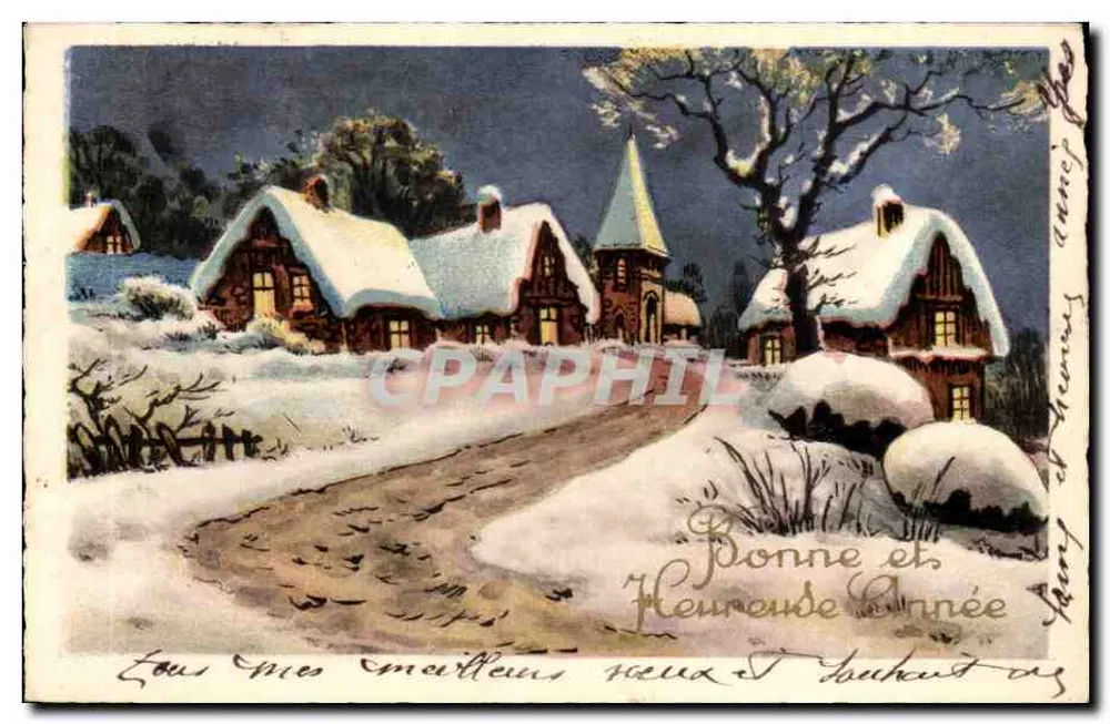 Schneeviertel — Winterlandschaft - Vorderseite