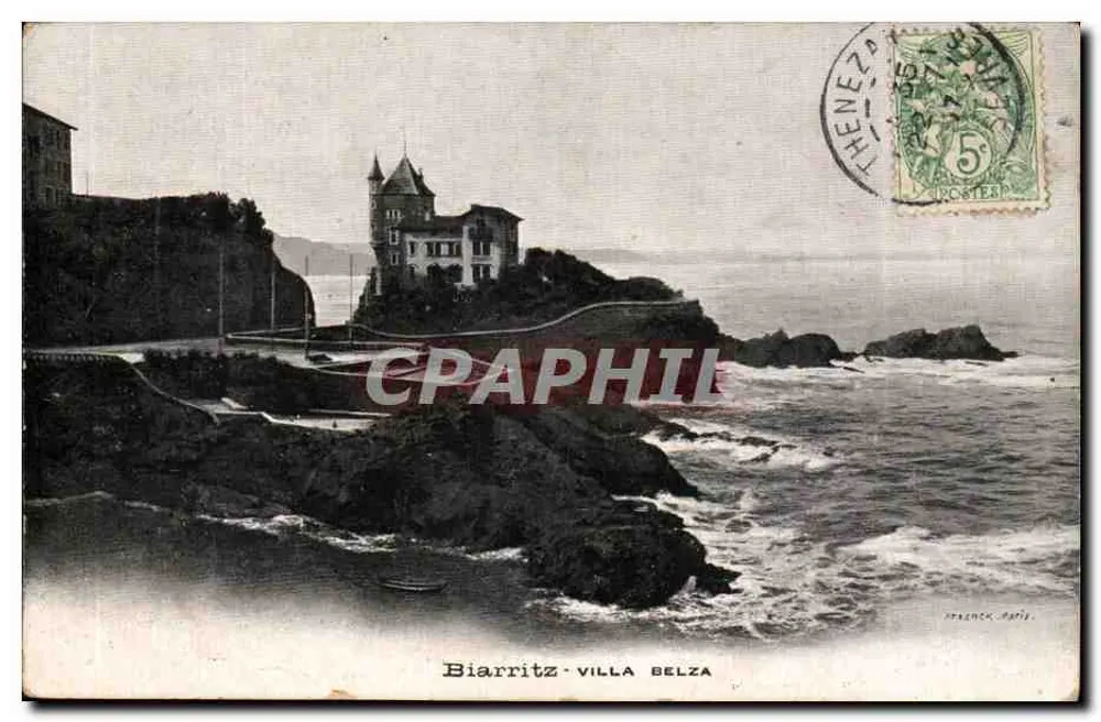 Biarritz - Villa Belza — editor STALINCK, Paris, número de série não visível - Frente