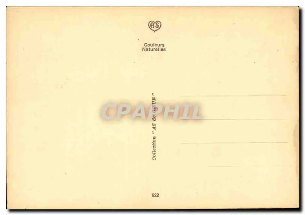 Os 7 Pecados Capitais — A Gula, A Preguiça, A Ira, A Inveja, A Avareza, A Luxúria, O Orgulho — editor AS Couleurs Naturelles, n° 622 - Verso